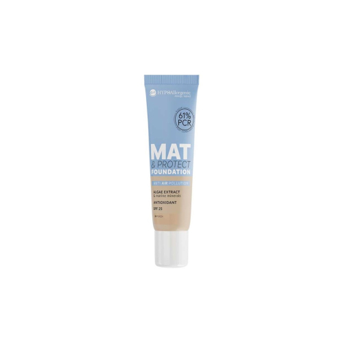 Bell - Hypoallergenic foundation Mat&Protect SPF25 - 04: Peach