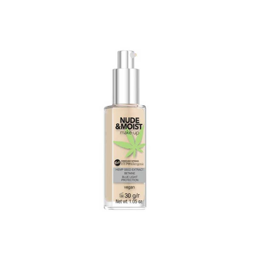 Bell - Hypoallergenic makeup base Nude & Moist - 04: Natural Tan