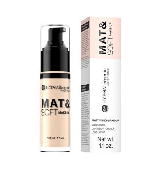 Bell - Hypoallergenic mattifying makeup base Mat & Soft - 01:Light Beige