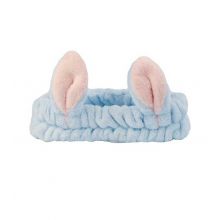 Bell - Rabbit ears elastic headband - Blue