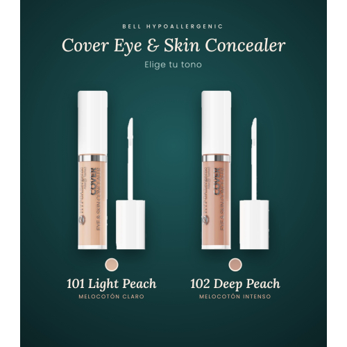 Bell HYPOAllergenic - Liquid Corrector Hypo Cover Eye & Skin Concealer - 101: Light Peach