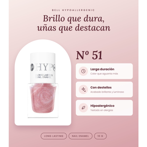 Bell HYPOAllergenic - Nail polish Long Lasting - 51
