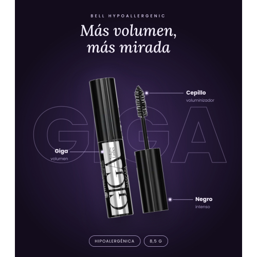 Bell HYPOAllergenic - Giga Volume mascara - 01: Black