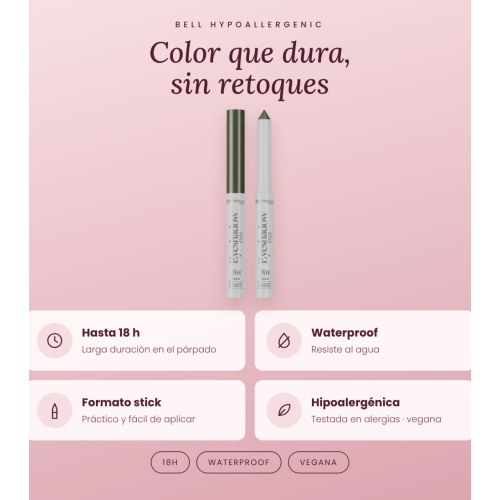 Bell HYPOAllergenic - Eyeshadow stick 18h Waterproof - 05: Olive