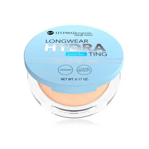 Bell - Pressed Powder with Hyaluronic Acid Longwear Hydrating - 02: Light Beige