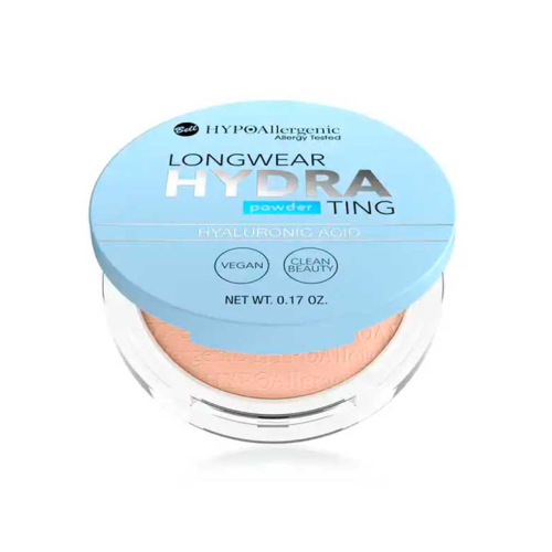 Bell - Pressed Powder with Hyaluronic Acid Longwear Hydrating - 04: Sunny Beige