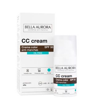 Bella Aurora - CC Cream anti-dark spots SPF50 + - Oil free