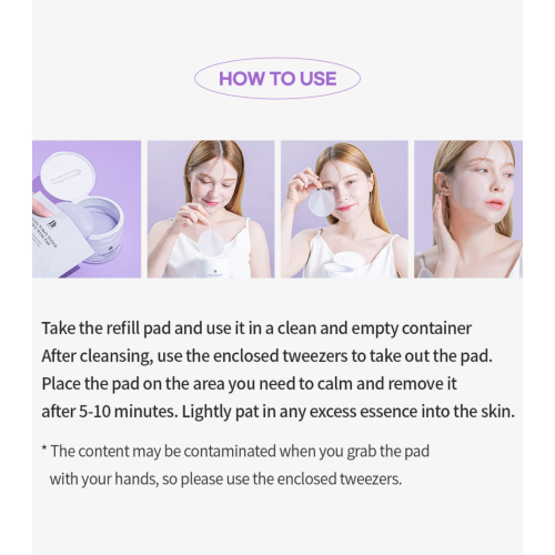 Benton - Hydrating and soothing facial toner in pads format