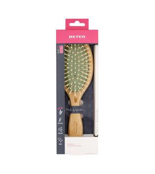 Beter - *Bamwood Collection* - Pneumatic detangling brush with wooden bristles