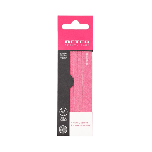 Beter - Pack of 4 small nail files Corundum