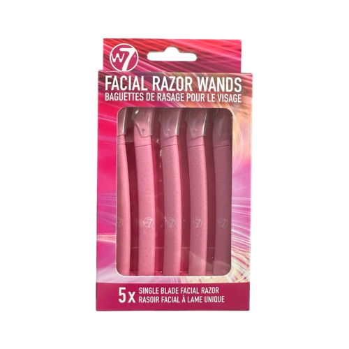 W7 - Pack of 5 facial hair removal blades