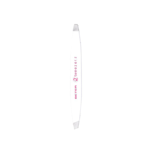 Beter - Double hair removal tweezers  2 Tweezers  - White