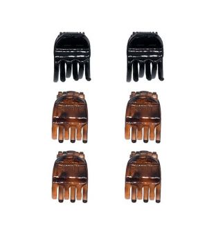 Beter - Set of 6 shell and black staples Trendy Classics