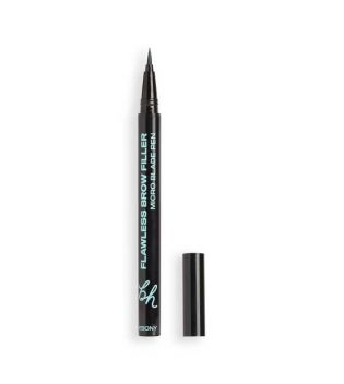 BH Cosmetics - Eyebrow pencil Flawless Brow Filler Pen - Ebony