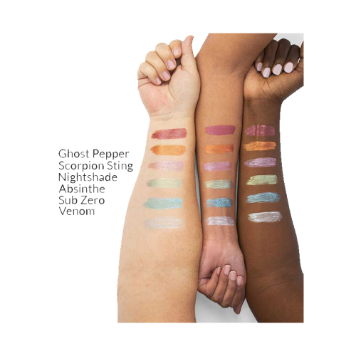 BH Cosmetics - Poison Shock Liquid Eyeshadow - Ghost Pepper