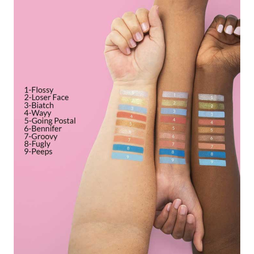 BH Cosmetics - *Totally Plastic* - Iggy Azalea Mini Eyeshadow Palette - Blue fur