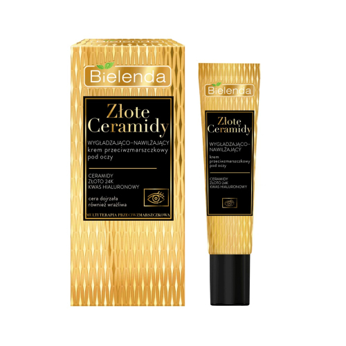 Bielenda - *Golden Ceramides* - Smoothing and moisturizing anti-wrinkle eye contour
