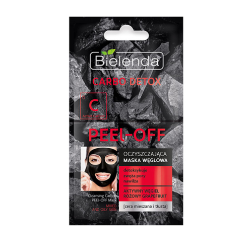 Bielenda - Peel Off Carbo Detox Mask - Mixed and oily skin