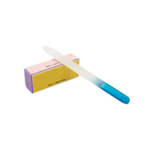 Bifull - Set of polishing block and tempered glass file