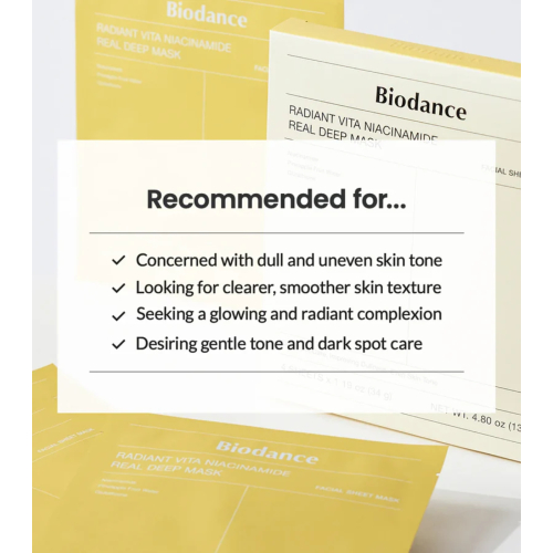 Biodance - Face Mask - Radiant Vita Niacinamide