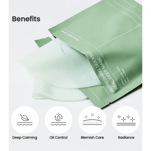 Biodance - Pack of 4 facial masks - Refreshing Sea Kelp