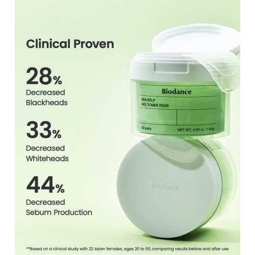 Biodance - Soothing Tonic Pads Sea Kelp - 60 pcs