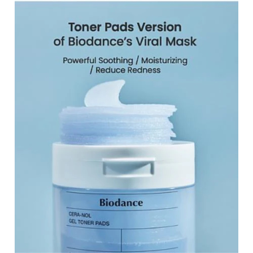 Biodance - Moisturizing tonic in pad format Cera-Nol - 60pcs
