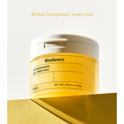 Biodance - Brightening Toner in Pad Format Vita Niacinamide - 60pcs