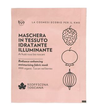 Biofficina Toscana - Radiance-enhancing-moisturising fabric mask