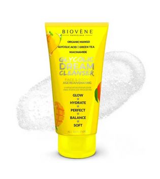 Biovène - Face and Body Cleanser - Glycolic Acid and Mango