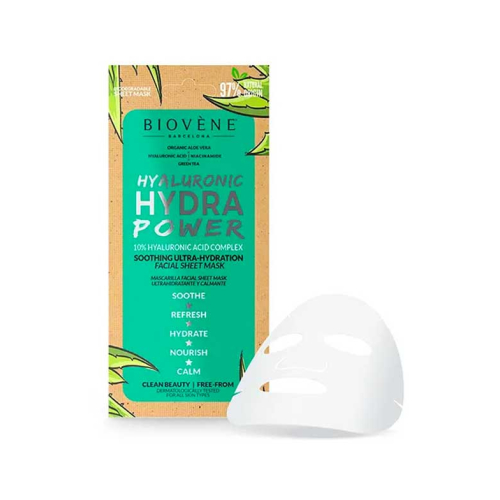 Biovène - Facial mask - Hyaluronic acid and aloe vera