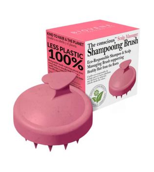 Biovène - *The conscious* - Biodegradable massage brush - Pink