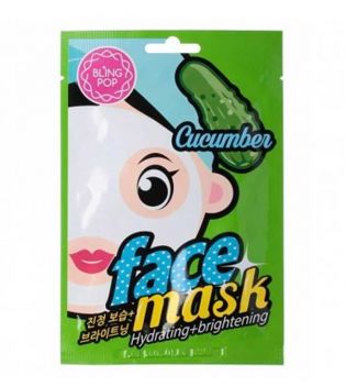 Bling Pop - Cucumber brightening and hydrating face mask