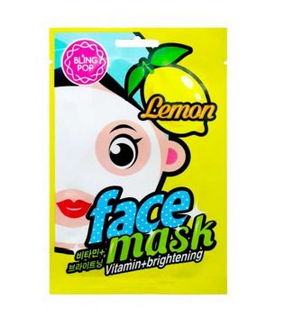 Bling Pop - Facial Mask Illuminating with lemon
