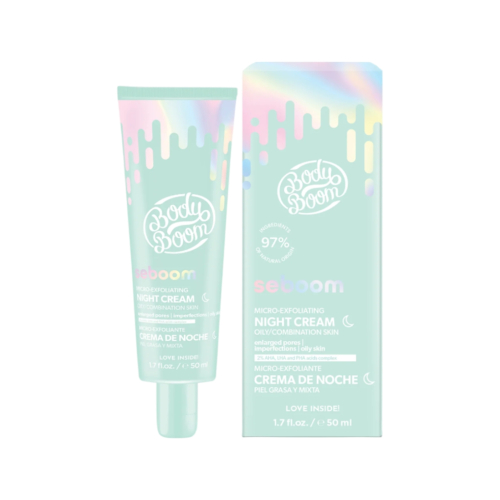 Bodyboom - *Seboom* - Micro-exfoliating night face cream - Oily and combination skin