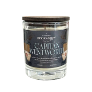 Book and Glow - *Austen* - Vegan Soy Candle - Capitán Wentworth