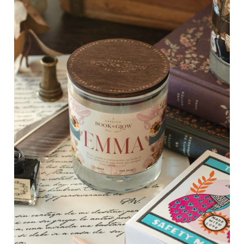 Book and Glow - *Austen* - Vegan Soy Candle - Emma