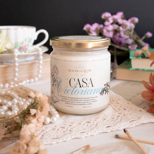Book and Glow - *The Archives* - Soy Candle - Victorian House