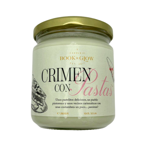 Book and Glow - *Los Archivos* - Soy Candle - Crimen Con Pastas