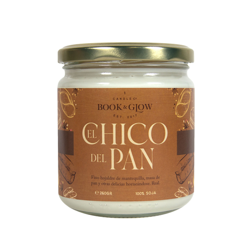 Book and Glow - *Mundos Extraordinarios* - Soy candle - El chico del pan