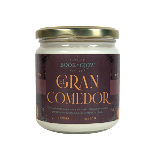 Book and Glow - *Mundos Extraordinarios* - Soy candle - El Gran Comedor