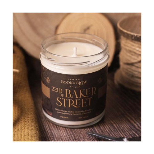 Book and Glow - *Remarkable Worlds* - Vegan Soy Candle - Baker Street 221B