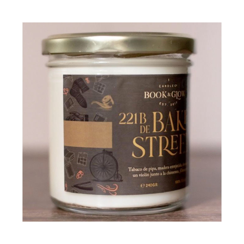 Book and Glow - *Remarkable Worlds* - Vegan Soy Candle - Baker Street 221B