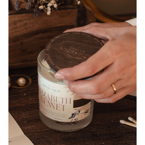 Book and Glow - *Remarkable Worlds* - Vegan Soy Candle - Elizabeth Bennet