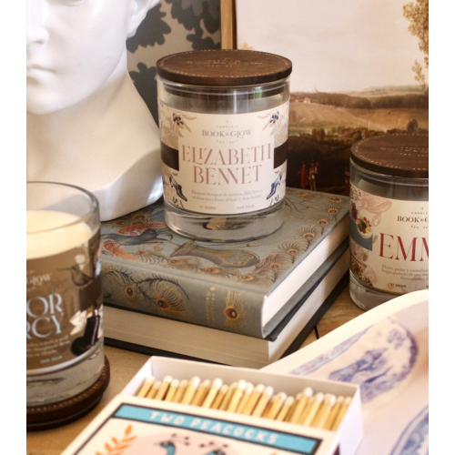 Book and Glow - *Remarkable Worlds* - Vegan Soy Candle - Elizabeth Bennet