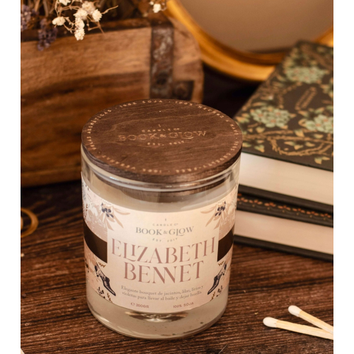 Book and Glow - *Remarkable Worlds* - Vegan Soy Candle - Elizabeth Bennet