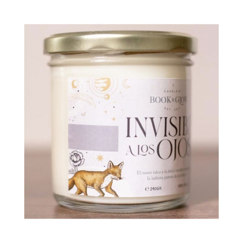 Book and Glow - *Remarkable Worlds* - Vegan Soy Candle - Invisible to the Eyes