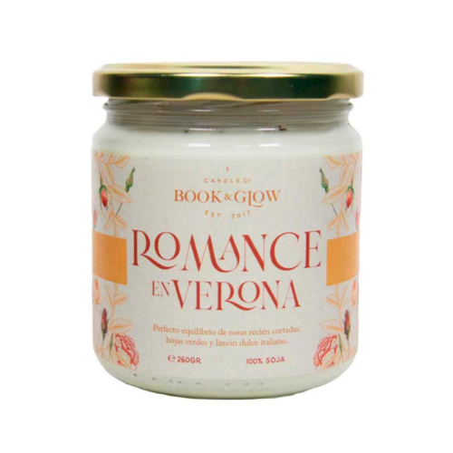 Book and Glow - *Extraordinary Worlds* - Vegan Soy Candle - Romance in Verona