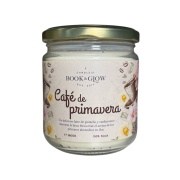 Book and Glow - *Perfect Moments* - Soy Candle - Café de primavera
