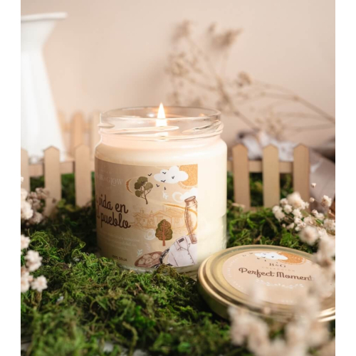 Book and Glow - *Perfect Moments* - Soy Candle - Village Life